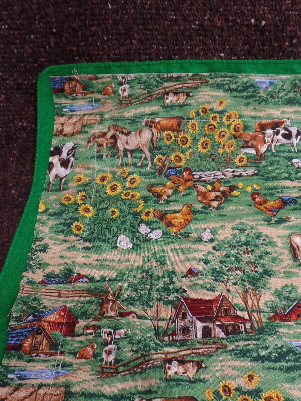 Hand Crafted Scarf Reversible Country Western Bandana - Picture 8 of 12